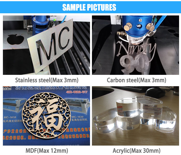 metal laser samples