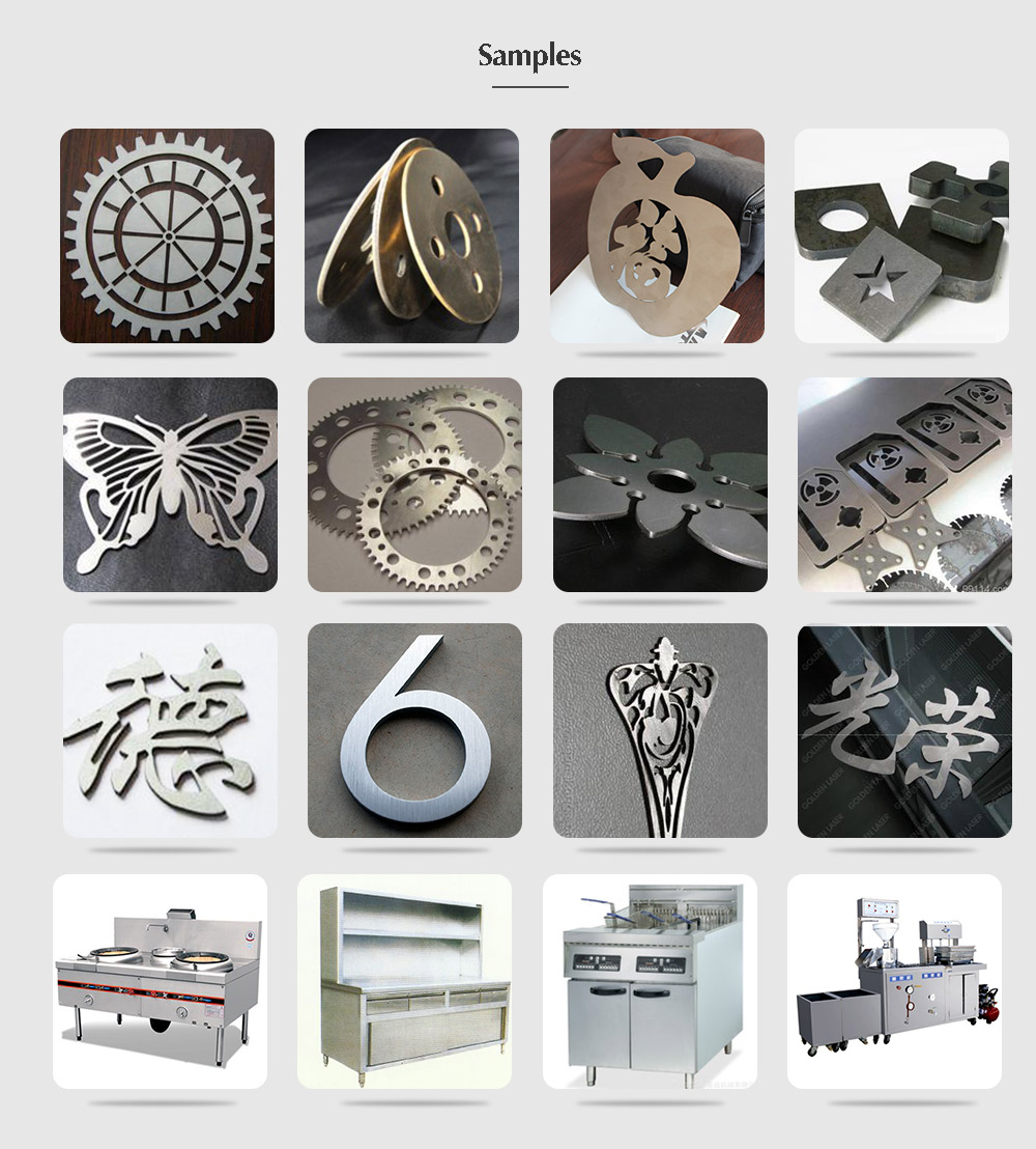 fiber cutting samples